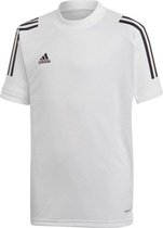 Adidas Condivo 20 T-Shirt - Kinderen - Wit - Maat: 140