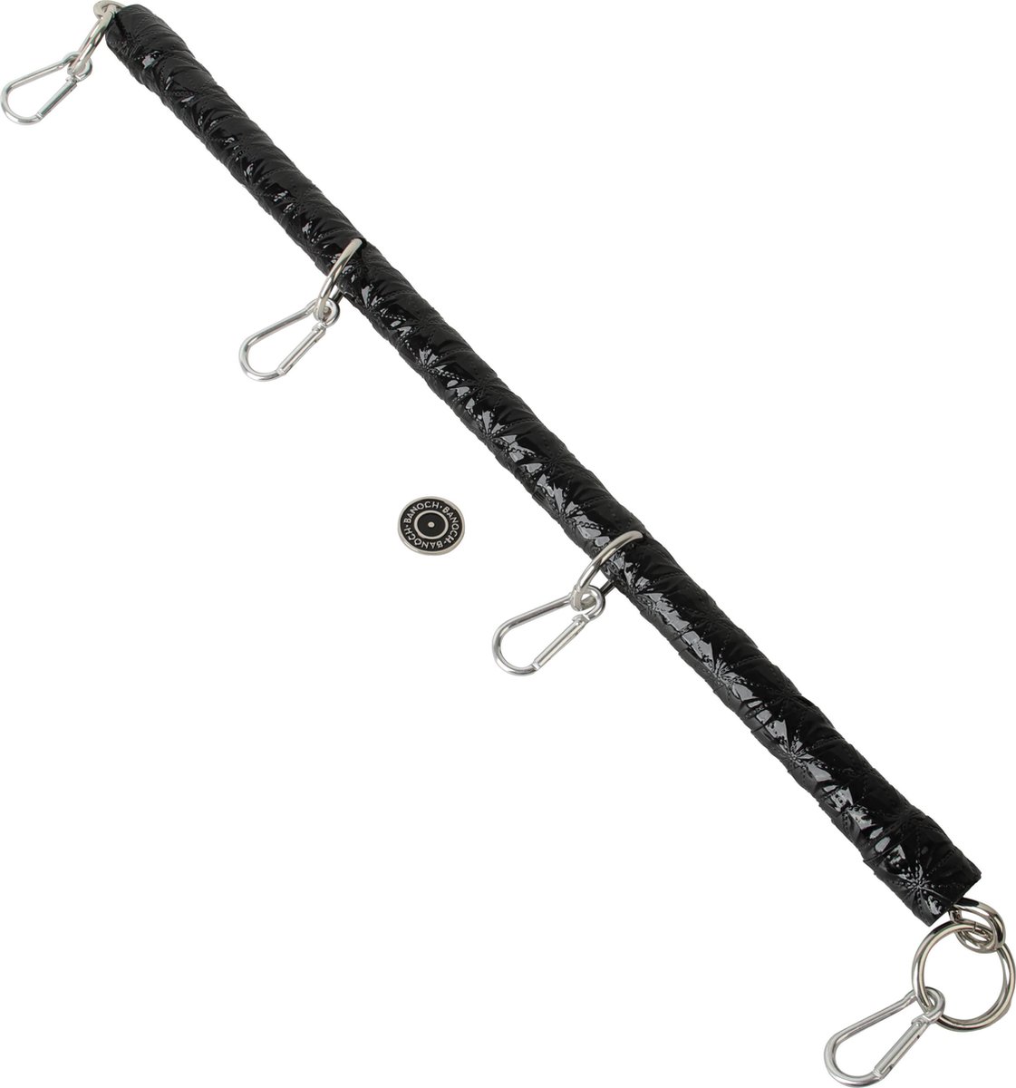 Goedkoopste Banoch | Spreidstang black glossy - spreader bar bondage - 50 cm