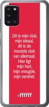 Samsung Galaxy A31 Hoesje Transparant TPU Case - AFC Ajax Dit Is Mijn Club #ffffff