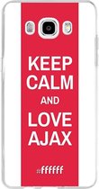 Samsung Galaxy J5 (2016) Hoesje Transparant TPU Case - AFC Ajax Keep Calm #ffffff