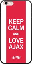 iPhone 6s Plus Hoesje TPU Case - AFC Ajax Keep Calm #ffffff