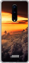 OnePlus 8 Hoesje Transparant TPU Case - Sea of Clouds #ffffff