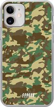 iPhone 12 Mini Hoesje Transparant TPU Case - Jungle Camouflage #ffffff