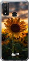 Huawei P Smart (2020) Hoesje Transparant TPU Case - Sunset Sunflower #ffffff