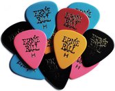 Ernie Ball Plectrums - Standard Celluloid Heavy Mixed Colors - 12 stuks