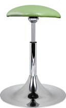 Balergo balanskruk - ergonomische kruk - met trompetvoet, XL gasveer en chroom onderstel