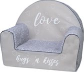 Bubaba Kinderfauteuil - Peuterstoeltje - Kinderzetel Grey Love