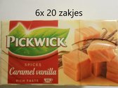 Pickwick thee - Caramel Vanilla - multipak 6x 20 zakjes