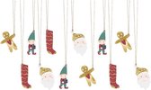 Santa - Gift tags 12 stuks