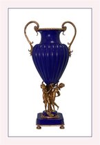 Klassieke vaas - Vaas bokaal - Porselein - 78,7 cm hoog