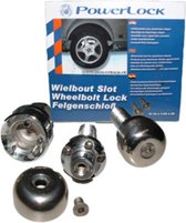 PowerLock - anti diefstal wielbouten - 2x M12 x 1.5 x 25mm