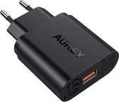 Aukey - PA-T9 Qualcomm Quick Charge 3.0 Charger 18W - Zwart