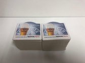 Erdinger Weissbier Viltjes 2 rollen x 100 bierviltjes Onderzetters