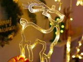 Xd Xtreme - LED Kerstverlichting - Energie zuinig - Sterrengordijn met diverse figuren- Rendier - Ster - Kerstbel - Dennenboom - gordijn 3 x 1 meter - Raam Decoratie Kerst - Kerstv