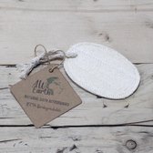 Natuurlijke Loofah Lichaams Scrub - Ovale Rasp - Biologisch Afbreekbaar