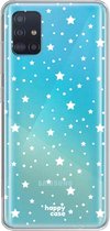 HappyCase Samsung Galaxy A51 Hoesje Flexibel TPU Sterretjes Print