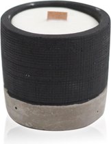 Pot Concrete Soja Kaars - Zwart - Brandy Butter