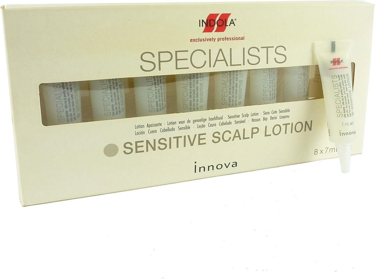 Indola Specialists Sensitive Scalp Lotion Haar hoofdhuidverzorging serum 8x7ml