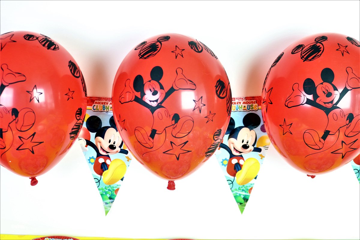 Mickey Mouse Feestartikelen | Mickey Mouse Pakket voor 12 kinderen Kinderfeestje... | bol.com