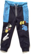 Disney Mickey Mouse joggingbroek donkerblauw/blauw maat 98