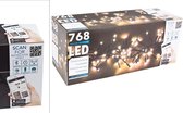 Kerstverlichting - Cluster 768 Warm LED Transparant - Met App besturing - 4.5M - Voor Binnen & Buiten IP44 - Met Timer - Kerstboomverlichting - Kerst