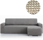 Milos Chaise Longue - Bankhoes -  Rechts & Korte arm - 230cm tot 300cm breed - Arm: 60cm tot 110cm - Ivoor