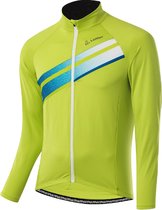 Loffler EVO LS  Fietsshirt - Maat XXL  - Mannen - lime groen/blauw/wit