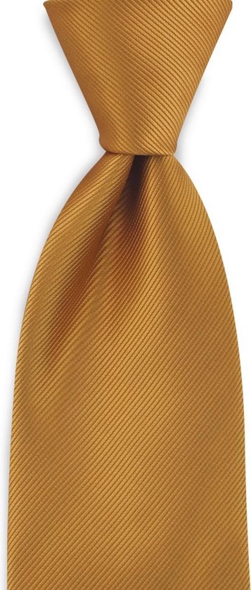 We Love Ties Cravate ocre repp, microfill polyester tissé