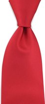 We Love Ties - Stropdas rood - geweven polyester Microfill