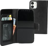 Mobiparts Wallet Case Apple iPhone 12 Mini Jade Zwart hoesje
