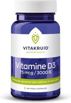 Vitakruid / Vitamine D3 - 75 mcg / 3000 IE - 60 vcaps
