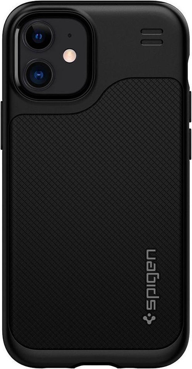 Spigen Hybrid NX Hoesje Geschikt voor Apple iPhone 12 Mini Zwart