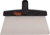 Portuur -OrangeBrush - Vloerschraper voor op steel- 270 mm - RVS stijf blad - Gemaakt van gerecycled kunststof - OB28281