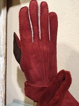 Kessler Ilvy Glove Dames Handschoenen donkerrood Maat 7