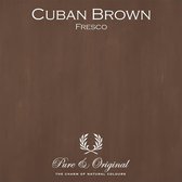 Pure & Original Fresco Kalkverf Cuban Brown 1 L