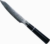 Hattori Hanzō universeel mes U4 – 67 lagen Damast staal met Ebbenhouten handvat