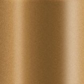 48x Metallic antiek gouden dinerkaarsen 25 cm 8 branduren - Geurloze kaarsen antiek goud - Tafelkaarsen/kandelaarkaarsen