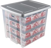 Sunware Q-line Box 45L - transparent / métallique