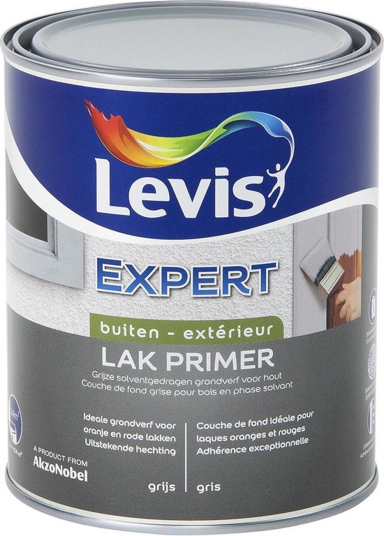 Levis Lak Primer Buiten - Grijs 1L