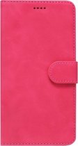 ADEL Kunstleren Book Case Pasjes Portemonnee Hoesje Geschikt Voor Huawei P10 - Roze