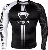 Venum Logos Rashguards L/S Zwart Wit Venum Fightwear Kies uw maat: M