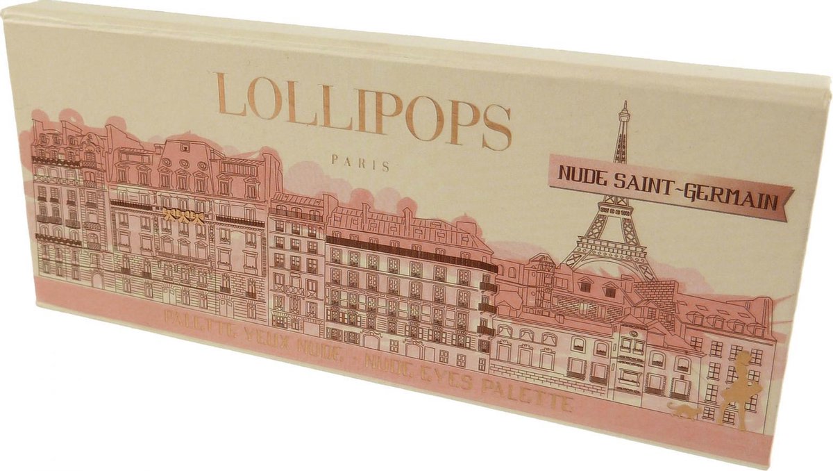 Lollipops Paris Palette Yeux - 4 colors - Oogschaduw oog make-up - 7.2g - Nude Saint-Germain