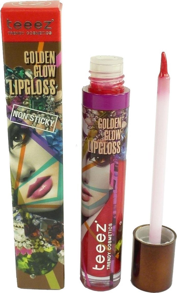 Teeez Golden Glow Lip Gloss Non Sticky Lippen Lipstick 5.7ml verschillende Shades - Desert Fire