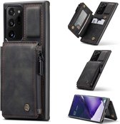 Casme Samsung Galaxy Note 20 Ultra Back Cover Wallet Hoesje - Zwart