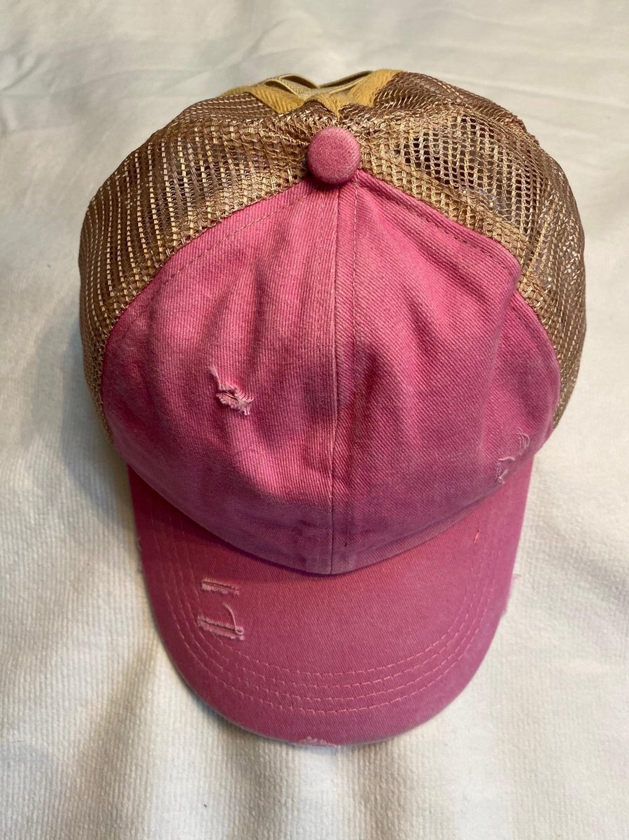 BALTHO caps | criss cross cap | pet speciaal voor vrouwen | one-size | pink
