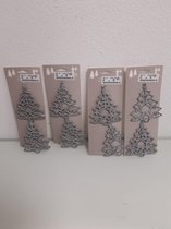 Kerstboom hangertjes decoratie