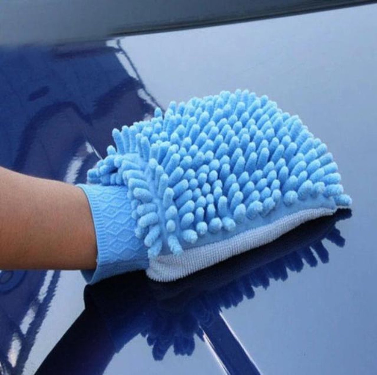 Autowashandschoen 1+1 Gratis! Microvezel Schoonmaakhandschoen Dubbelzijdig - Auto wassen - Vade