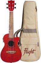 Flight: Gemstone DUC380 Elec Con Ukulele - Coral