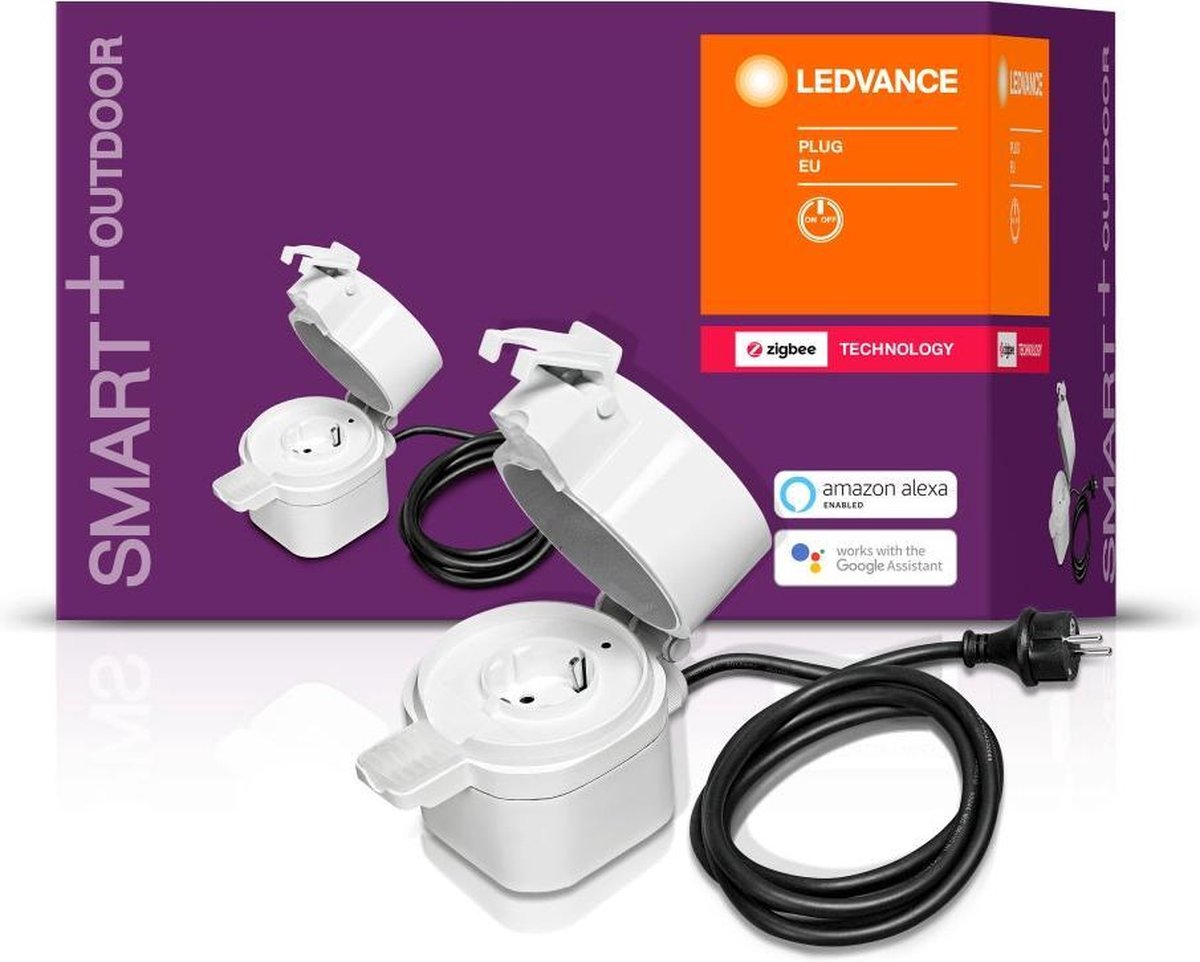 LEDVANCE Smart+ Prise Plein air ZigBee 3.0, SMART + EXTÉRIEUR