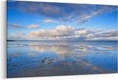 Schilderij - Wolken boven de Noordzee — 100x70 cm